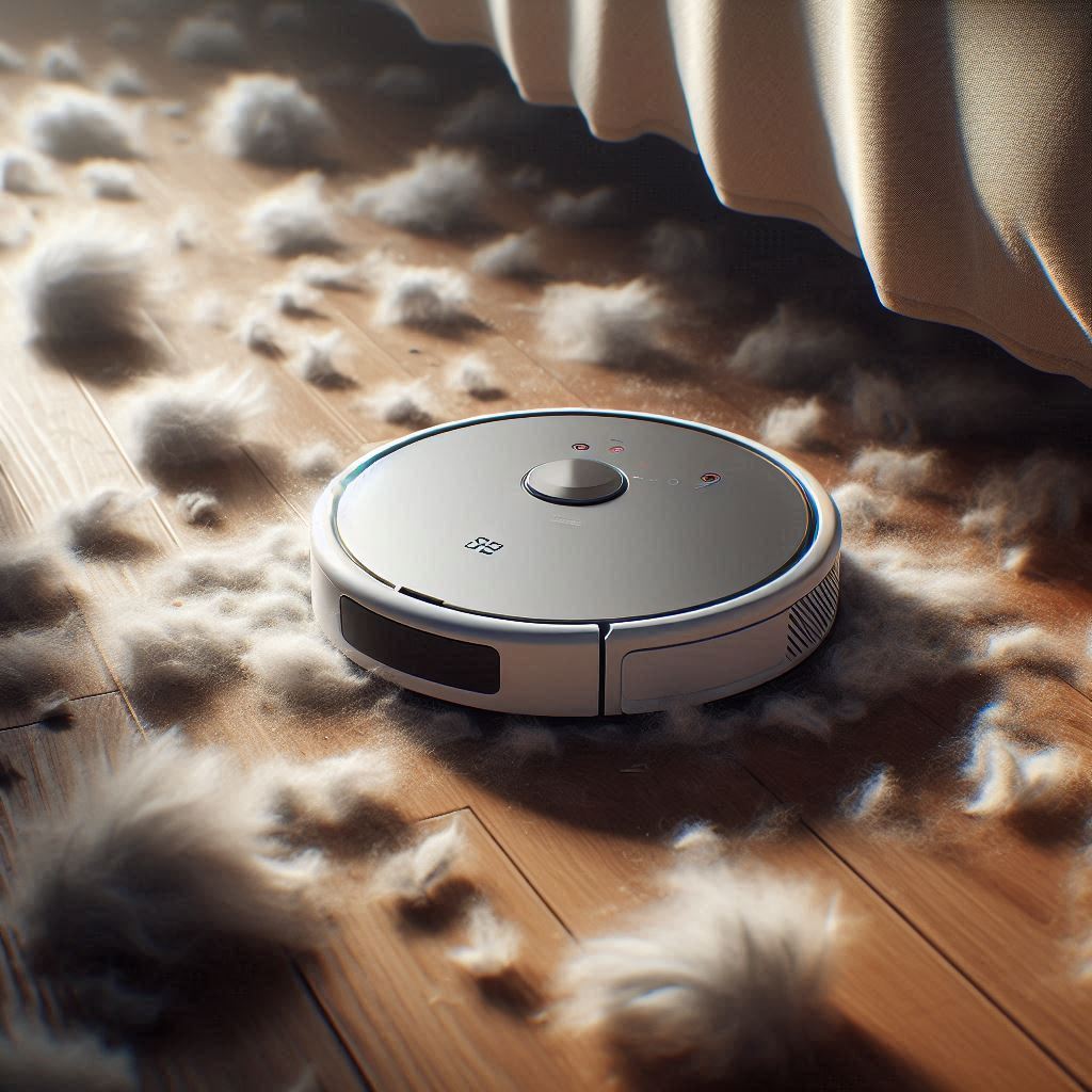 Robot Vacuum Under Bed Pet Hair Accumulation: