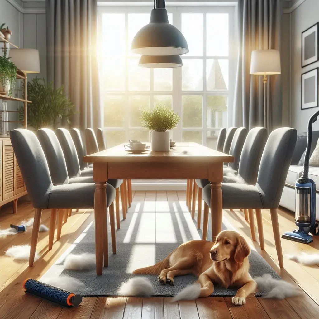 How to Keep Dining Areas Pet Hair-Free: Robot Vacuum Solutions for Chairs and Floors