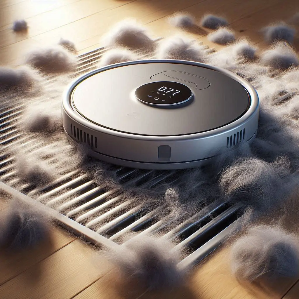 Robot Vacuum Pet Hair Stuck on Vent Grills: